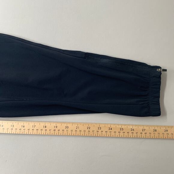 Public Rec Men Jogger Pants 30 Blue Casual Pants Drawstring Ankle Zip 29 - Picture 9 of 11
